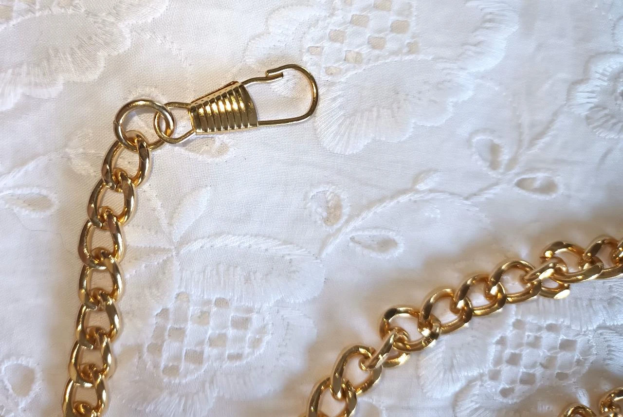 Cadena dorada y 2 anillos para bolso – photo 4